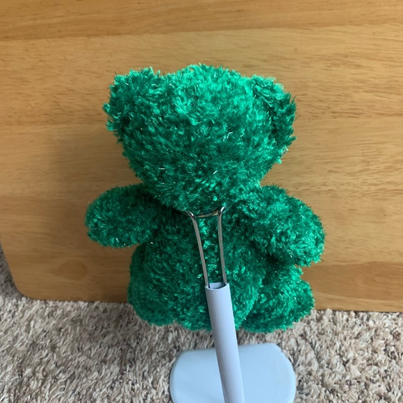 Russ Berrie & Co. Ferguson green plush bear - Picture 3 of 9